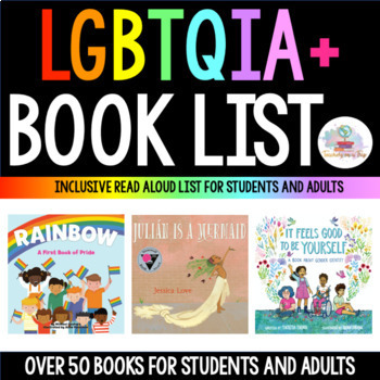 Preview of Children's Read Aloud Book List- LGBTQIA+, Gay, Lesbian, Trans, Bi, Preferences