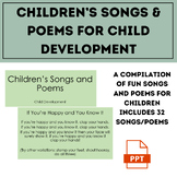 Children’s Songs & Poems for Child Development