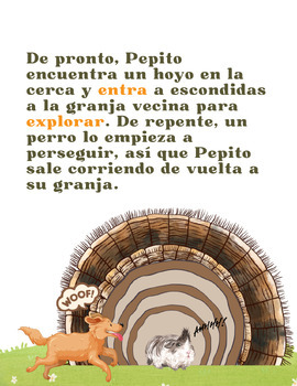 Preview of Children's Spanish Readings with 'AR' Verbs (Simple Present Tense)
