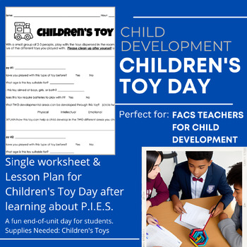 Preview of Children's Toy Day in FACS Child Development Class