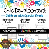 Children with Special Needs - Interactive Notebook Activities