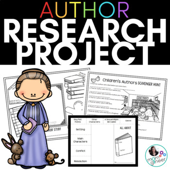 Preview of Children's Authors Research Project