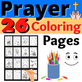 Childrens Bible Prayer Craft Coloring Pages Sunday School 