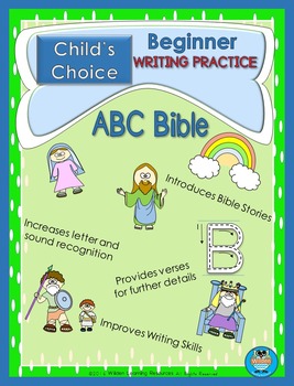 Preview of Alphabet Writing Practice PDF - Bible