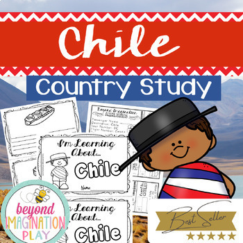 Preview of Chile Country Study *BEST SELLER* Comprehension, Activities + Play Pretend