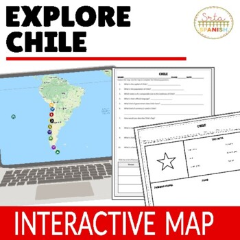 Preview of Chile Virtual Field Trip Geography and Culture Activities ENGLISH ONLY