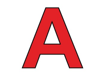 Preview of Chili red Color Theme Bulletin Board Letters Classroom Decor (A-Z a-z 0-9)