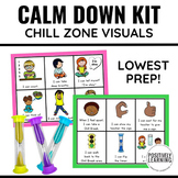 Calm Down Corner Printables Kit for Elementary - Visual St