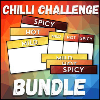 Preview of Chilli Challenge Maths BUNDLE | Maths Bulletin Board | Google Slides