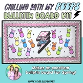 Chilling with my Peeps |  Easter Spring Bunny Bulletin Boa