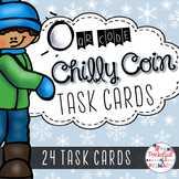 Chilly Coin MONEY TASK CARDS - Winter Themed with QR Codes!
