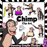 Chimpanzee Clip Art | Chimp with signs