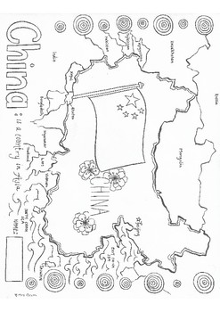 Preview of China Map Coloring Sheet