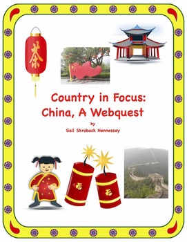 Preview of China: A Webquest/Extension Activities