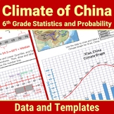 China Geography 6th Grade Data & Statistics & Probability 