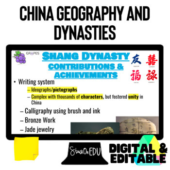 Preview of China Geography and Dynasties 