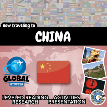 Preview of China - Global Studies - Leveled Reading, Activities, Slides & Digital INB