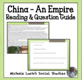 China - History of an Empire Reading & Question Homework A