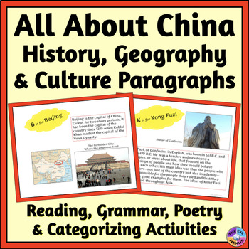 Preview of All About China A - Z: Facts & Photos about Chinese Geography, History, Culture