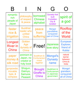 Preview of China & Japan Bingo Review