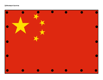 Preview of China Lacing Cards *China Study Unit* *Montessori Cultural Studies*