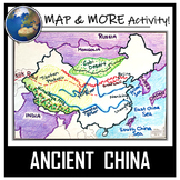 China Map Activity- Ancient China (Label and Color!)