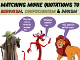 China - Matching movie quotations to Buddhism, Confucianis