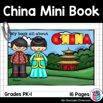 Preview of China Mini Book for Early Readers - A Country Study