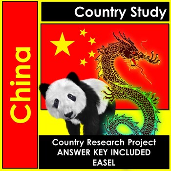 Preview of China NO PREP Country Study - Research Project - EASEL Included