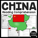 China Overview Reading Comprehension Worksheet Country Stu