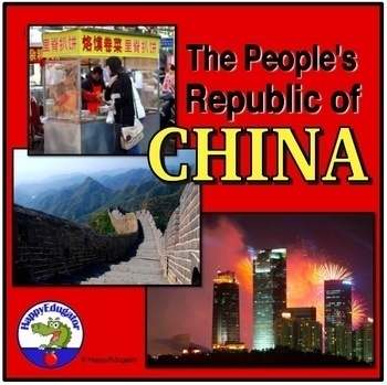 Preview of China PowerPoint with Fun Facts and Photos