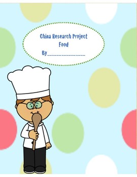 Preview of China Research Project 2 Food (Distance Learning and Bilingual  Version)