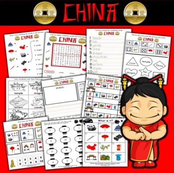 Preview of China Themed Activity Set