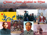 China from Kublai to Mao Reading & Questions