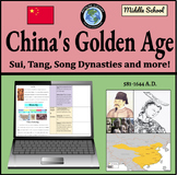 China's Golden Age Bundle | Medieval History | Includes Sl