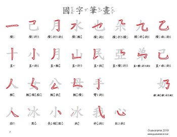 Preview of Chinese Character Stroke Order Reference and Matching