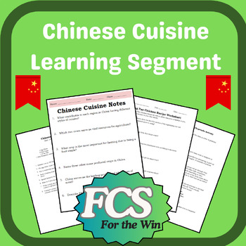 Preview of Chinese Cuisine Learning Segment - Global Foods & FACS