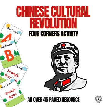 Preview of Chinese Cultural Revolution Four Corners Activity:  Grades 5-12