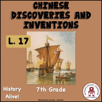 Preview of Chinese Discoveries and Inventions Lesson 17 History Alive!