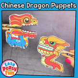 Chinese Dragon Clothespin Puppets, Lunar & Chinese New Year Craft