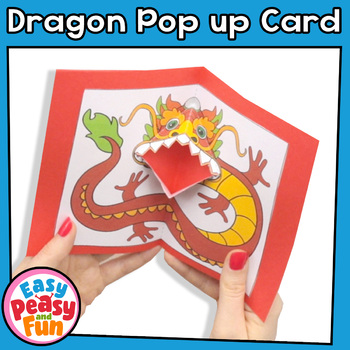 Chinese Dragon Pop up Card, Lunar and Chinese New Year Craft | TPT