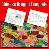 Chinese Dragon Template, Chinese New Year Activity, Lunar 
