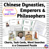 Chinese Dynasties, Emperors & Philosophers - Charts, Task 