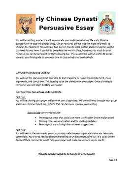 chinese dynasties essay