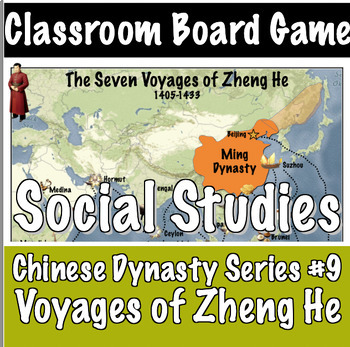 Preview of Chinese Dynasty Board Game #9 - The Voyages of Zheng He (Social Studies,History)