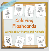 Chinese-English Bilingual Coloring Flashcards: Words about