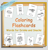 Chinese-English Bilingual Flashcards: Bundle 4 in 1 (Food-