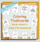 Chinese-English Bilingual Flashcards: Daily Life Scenario 