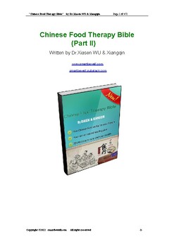 Preview of Chinese Food Therapy Bible | Unlocking the Secrets of Natural Health & Wellness
