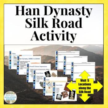 Chinese Han Dynasty & Silk Road Activity by Michele Luck's Social Studies